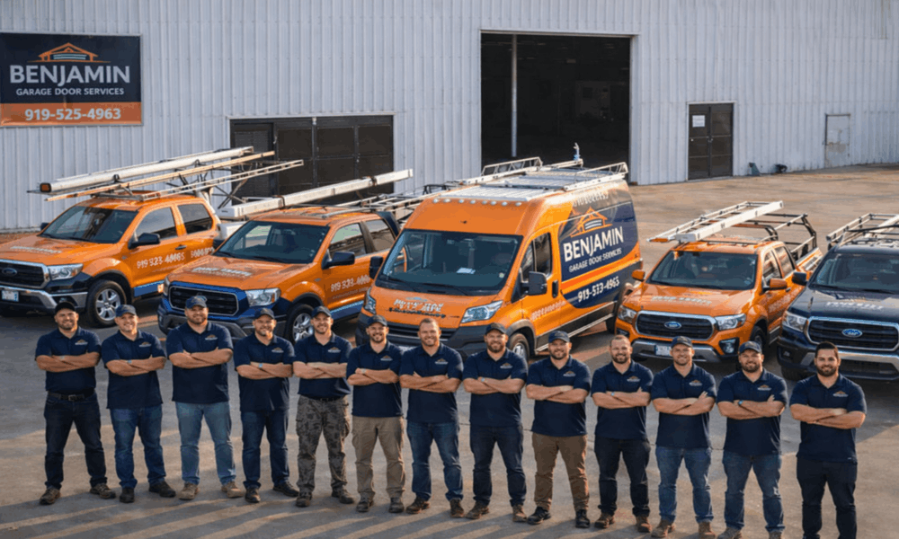 Benjamin Garage Door Services repair and installation team in North Carolina