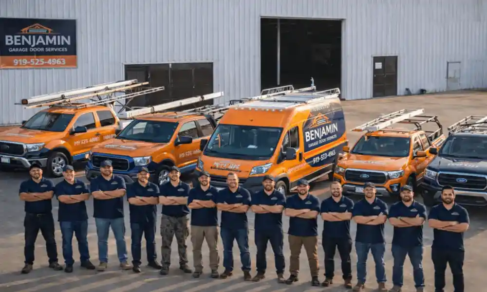 Benjamin Garage Door Services repair and installation team in North Carolina