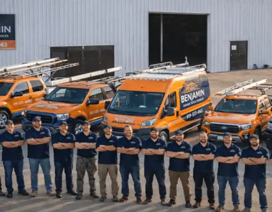 Benjamin Garage Door Services repair and installation team in North Carolina